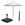 Garden Impressions stokparasol Manilla taupe Ø250 cm met Cosmo voet en hoes