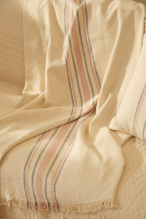 Calma House Plaid Born - Blauw - 120x180