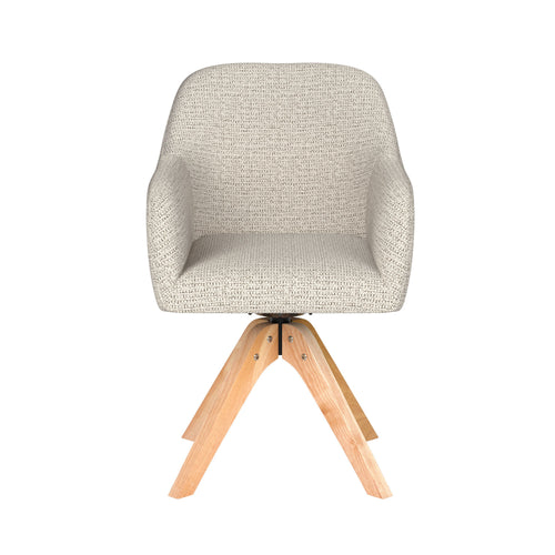 Housecraft Living Otis Eetkamerstoel Draaibaar Hout Off-White - Beige