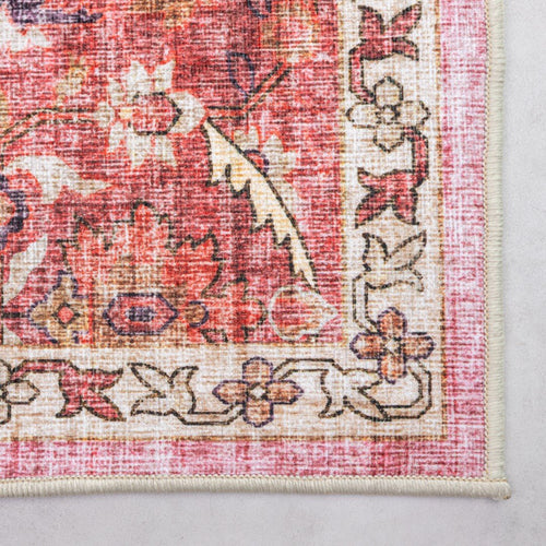 Interieur05 Vintage vloerkleed Evora Roze/Rood
