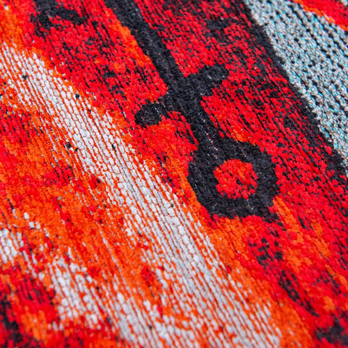 Louis De Poortere vloerkleed Steam Red - grijs - 200x280cm