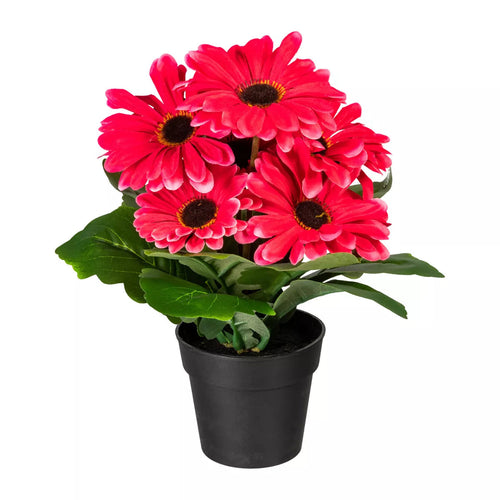 Flourify - kunstbloem - Gerbera bos - 27 cm - bundel van 2 - vtwonen shop