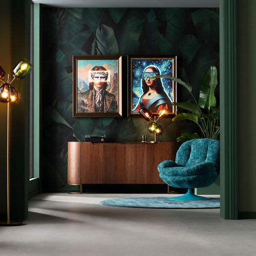 Kare Design Draaifauteuil Cosy blauw - vtwonen shop