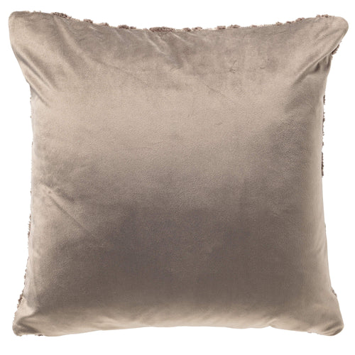 REMUS - sierkussen 45x45 cm - bouclé - Driftwood - taupe