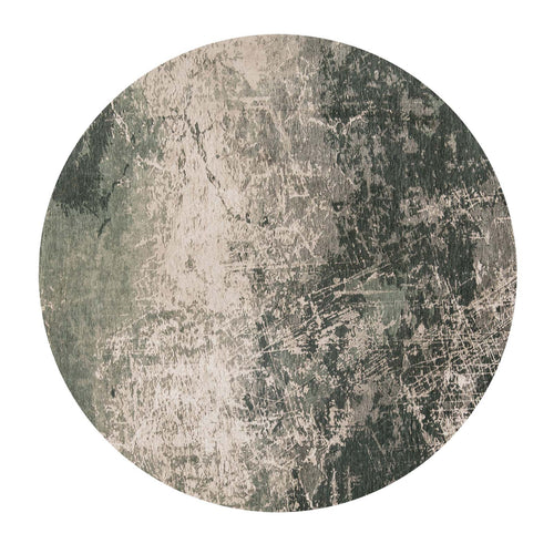 Louis De Poortere binnen & buiten machinewasbaar vloerkleed Mad Men Cracks van 70% gerecycled PET - groen - 290x290cm