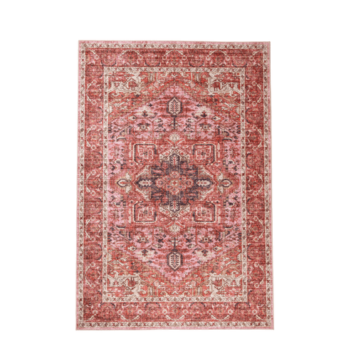 Interieur05 Vintage vloerkleed Evora Roze/Rood