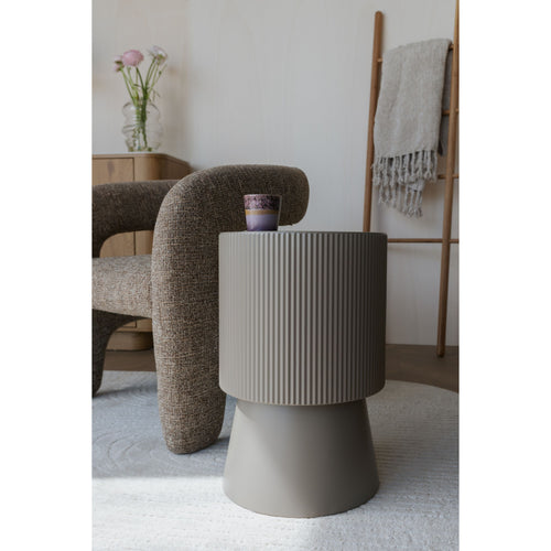Housecraft Living Brian Bijzettafel Rond 33 cm Beige