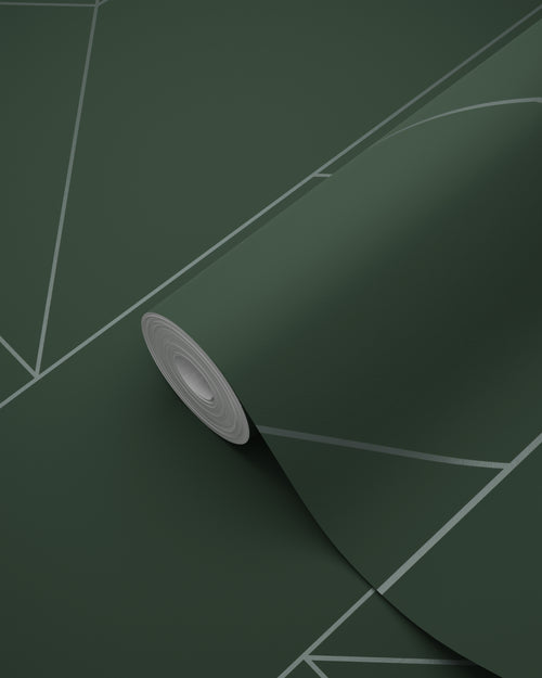 Origin Wallcoverings behang grafische lijnen groen - 0,53 x 10,05 m - 347728 - vtwonen shop