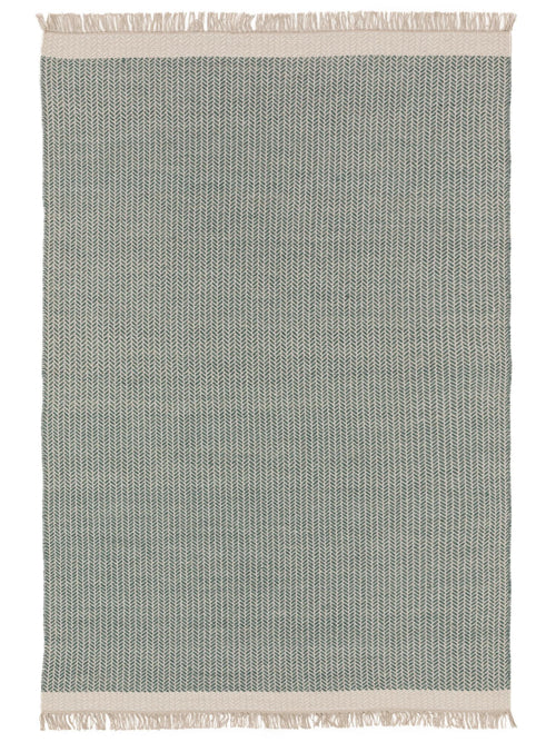 benuta wollen vloerkleed Kim - mint - 160x230 cm