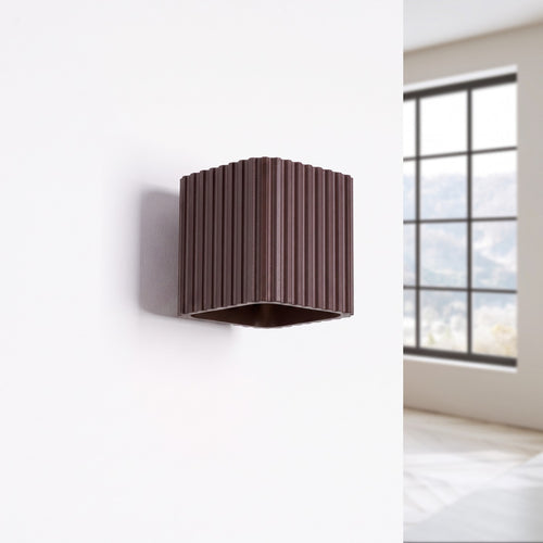 Sollux Lighting Wandlamp RIFF bruin G9 - 10x12x10cm
