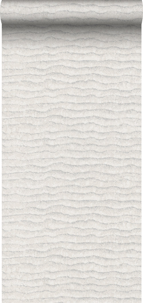 Sanders & Sanders behang effen lichtgrijs - 53 cm x 10 m - 640086