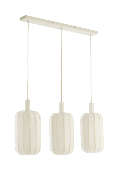 Light & Living hanglamp TUFIA - wit - 80x21x34cm - vtwonen shop