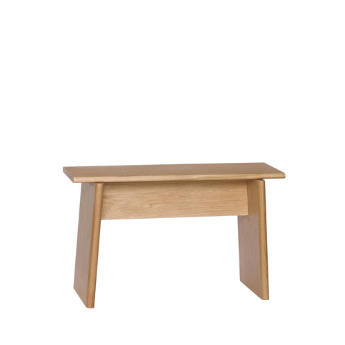 Hübsch kruk Baenk - mdf/essenhout/essenfineer - 80x31xh48cm