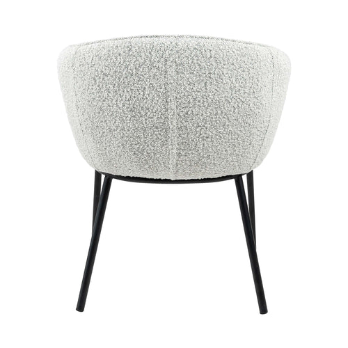 Kick eetkamerstoel Duke - Zwart/wit gemeleerd - vtwonen shop