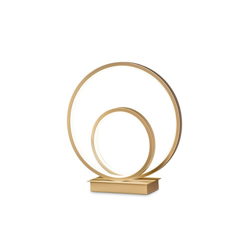 LED Decoratieve Swirl Geïntegreerde LED Tafellamp Goud, 3000K