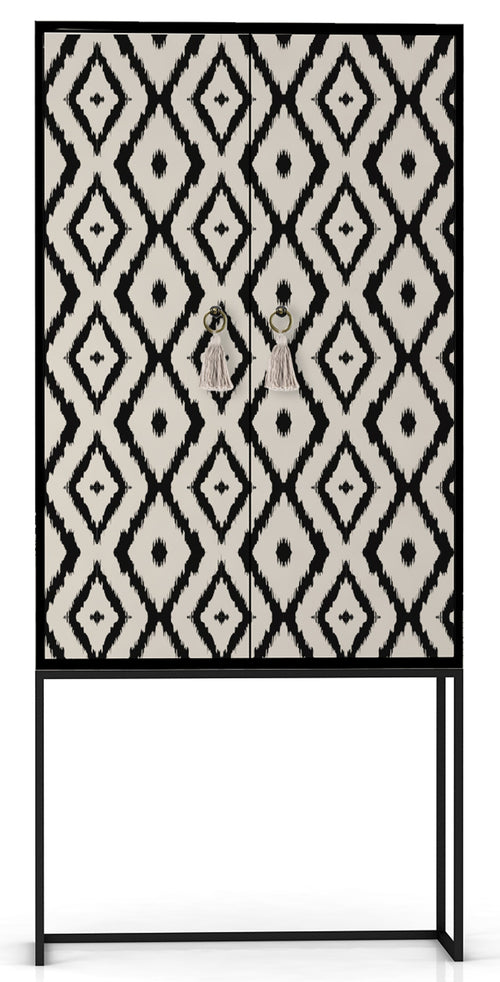 Kast dressoir met 2 deuren van MDF met Ikat patroon - vtwonen shop