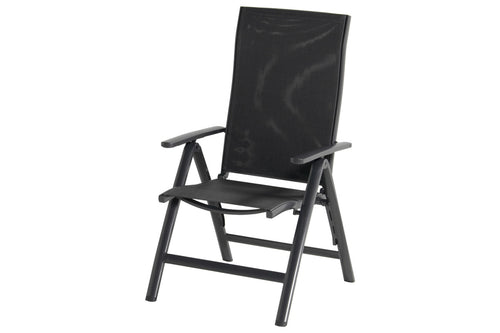 Hartman Tuinstoel Sitges - Antraciet Aluminium - Verstelbaar