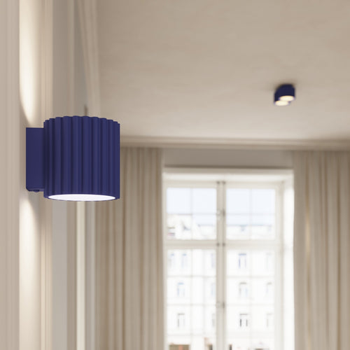 Sollux Lighting Plafondlamp AURA 1 ultramarijn Gx53 - 10x10x10cm