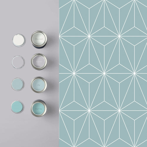 Graham & Brown Vliesbehang - Prism Mint - 10mx53cm