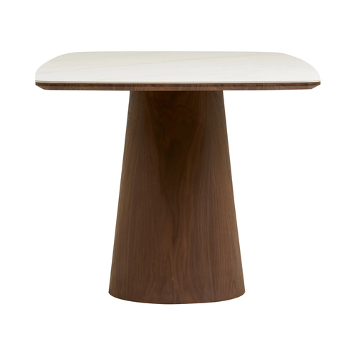 Artichok Nour houten eettafel met keramiek blad donkerbruin - 200 cm