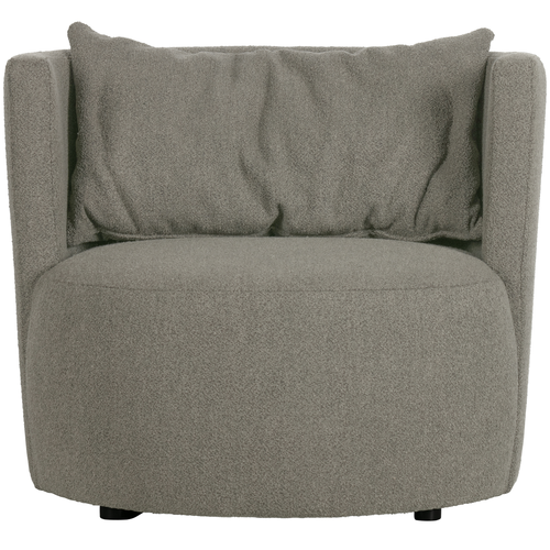 vtwonen fauteuil Explore - Bouclé - Grijs - 81x96x92 - vtwonen shop