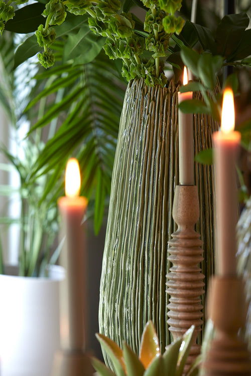 Light & Living vaas KOPRA - Ø24.5x52cm - groen