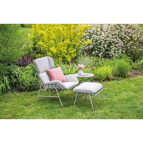 Garden Impressions loungestoel Fresno taupe incl. voetenbank - vtwonen shop