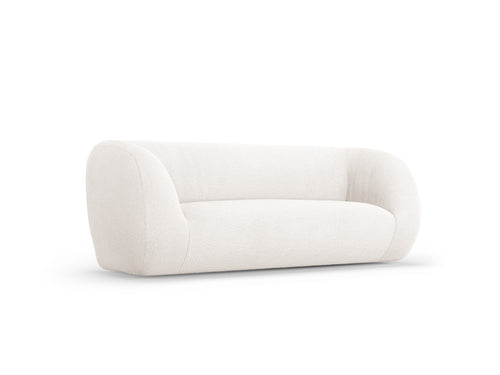 Cosmopolitan Design Bank Essen 2-zits, boucle, wit - 95x210x86cm