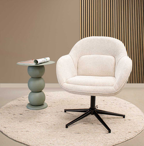 Kick draaifauteuil Lux - Champagne - vtwonen shop