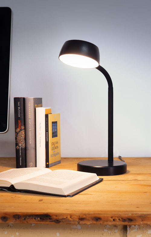 EGLO tafellamp Cabales - 14 cm - zwart - vtwonen shop