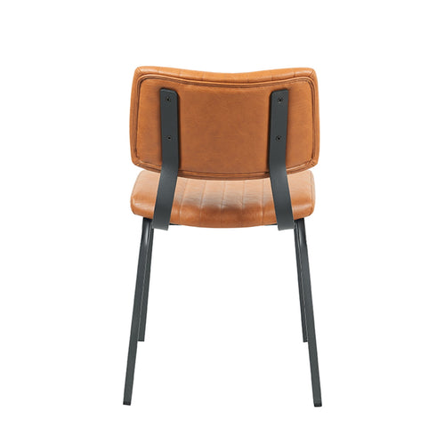 LABEL51 Eetkamerstoel Gusto - Cognac PU-Leer - Set van 2 - vtwonen shop