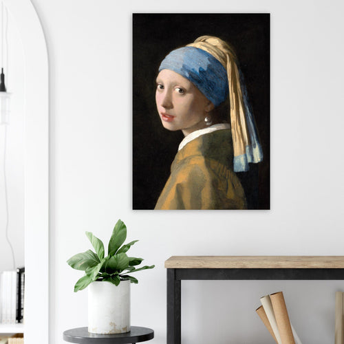 Artfulprints  Johannes Vermeer - Meisje met de parel   poster A4 21x29.7 cm - vtwonen shop
