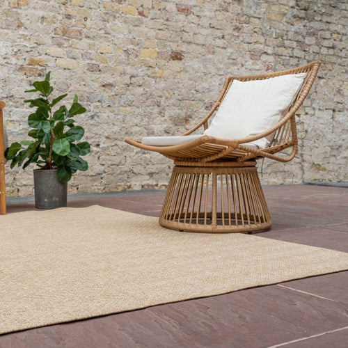 Interieur05 Jute buitenkleed Naturel Visgraat - 200 x 290 cm - vtwonen shop