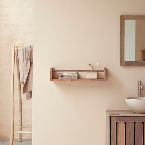 Tikamoon Badkamerplank van massief acaciahout 60 cm - Naturel - vtwonen shop