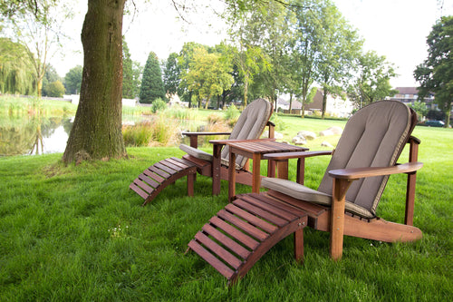 MaximaVida adirondack tuinstoel set Toronto geolied - uit exclusief mahoniehout - vtwonen shop