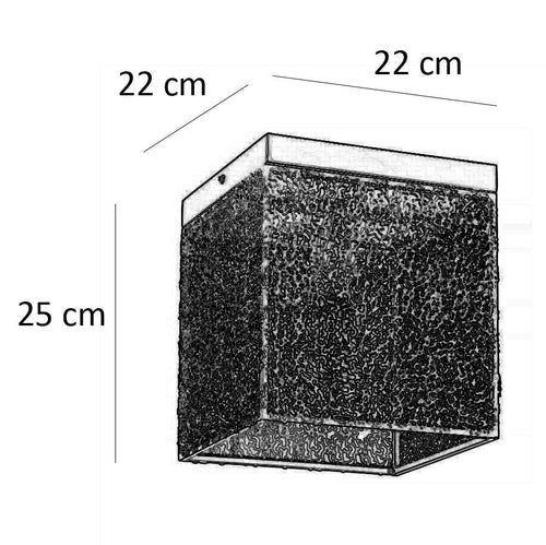 Freelight plafondlamp Avola - 1 lichts - 22  x 25   cm - zwart - vtwonen shop