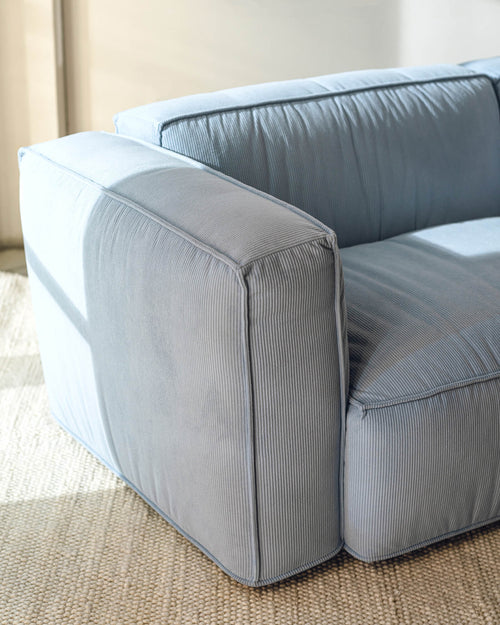 noo.ma Lobi 4‑zits bank Clay Grey Mélange - 318x97,5x73,5 cm
