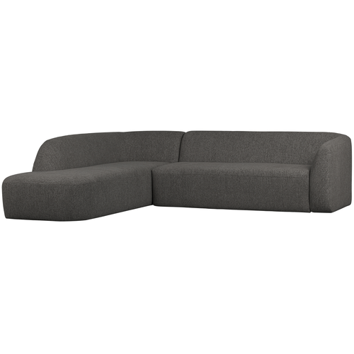 BePureHome hoekbank links Sloping - Chenille - Grijs/Zwart Melange - vtwonen shop