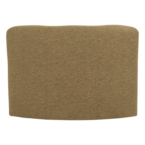 WOOOD eetbank hoek met rugleuning Mojo Base - Bouclé - Geel/Bruin - 83x80x80