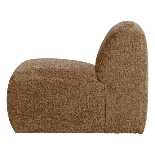 WOOOD 1-zits bank Mojo Base - Wollig - Honinggeel - 74x84x97