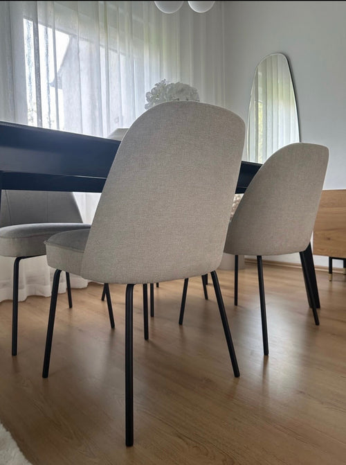 Kick eetkamerstoel Britt - Grijs - vtwonen shop