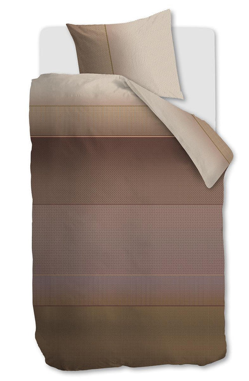 Kardol dekbedovertrek Mimic - 140x200/220 cm - steenrood - vtwonen shop