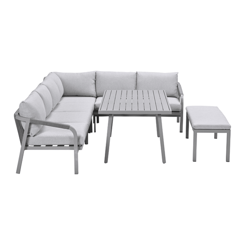 Garden Impressions lounge dining set Tarera taupe - 6-delig - vtwonen shop