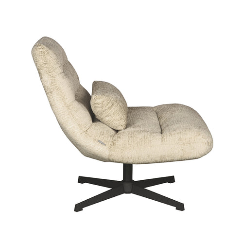 LABEL51 Fauteuil Nox - Beige Stof - Draaibaar - vtwonen shop