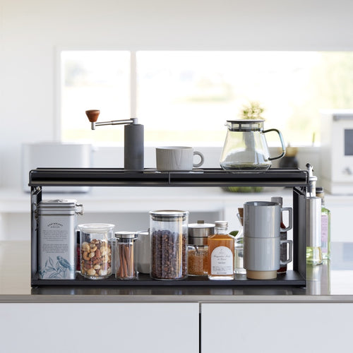 Yamazaki Aanrecht Organizer - Tower - Zwart - vtwonen shop