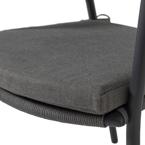 WOOOD tuinstoel Rilo - Aluminium - Bruin - 82x65x58