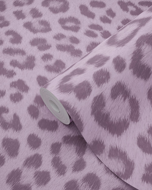 ESTAhome behang panterprint lila paars - 53 cm x 10.05 m - 131437