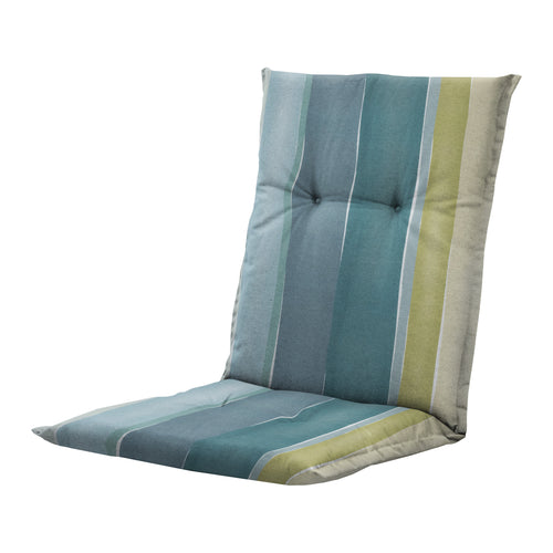 Madison tuinstoelkussen lage rug Nox - mulitkleur - 105x50x6cm - set van 4
