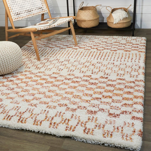 AFK Living vloerkleed  Boho - shaggy - terracotta - 160 x 230 cm - vtwonen shop