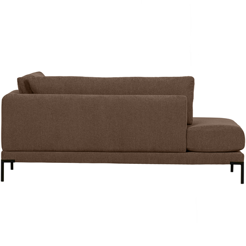 vtwonen lounge element links Couple- Polyester - Bruin - 89x100x200 - vtwonen shop